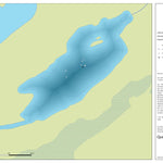 Zecs Québec Carte bathymétrique du lac de la Dame de la zec Jaro (2023) digital map