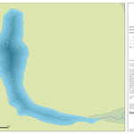 Zecs Québec Carte bathymétrique du lac Demi-Lune de la zec Kipawa (2023) digital map