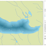 Zecs Québec Carte bathymétrique du lac des Caleçons de la zec Lac-au-Sable (2023) digital map