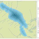 Zecs Québec Carte bathymétrique du lac des Chasseurs de la zec Bas-Saint-Laurent (2023) digital map