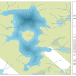Zecs Québec Carte bathymétrique du lac des Sept Îles de la zec des Anses (2023) digital map