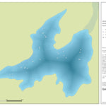 Zecs Québec Carte bathymétrique du lac du Plateau de la zec Maganasipi (2023) digital map