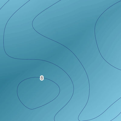 Zecs Québec Carte bathymétrique du lac Dufrost de la zec Maison-de-Pierre (2023) digital map