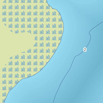 Zecs Québec Carte bathymétrique du lac Dufrost de la zec Maison-de-Pierre (2023) digital map