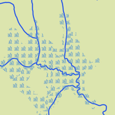 Carte bathymétrique du lac Dupuis de la zec GrosBrochet (2023) Map by
