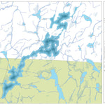 Zecs Québec Carte bathymétrique du lac Ecarte de la zec Kiskissink (2023) digital map