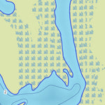 Zecs Québec Carte bathymétrique du lac Galifet de la zec Gros-Brochet (2023) digital map