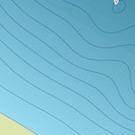 Zecs Québec Carte bathymétrique du lac Gilles de la zec Lavigne (2023) digital map