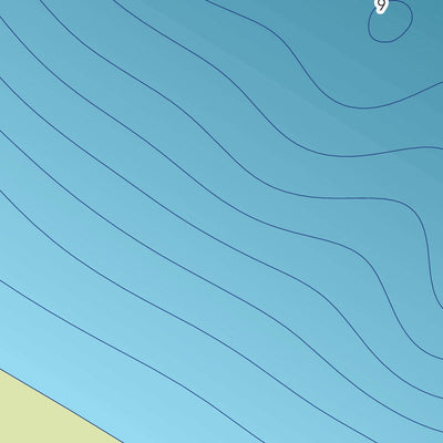 Zecs Québec Carte bathymétrique du lac Gilles de la zec Lavigne (2023) digital map