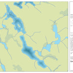 Zecs Québec Carte bathymétrique du lac Grant de la zec Kipawa (2023) digital map