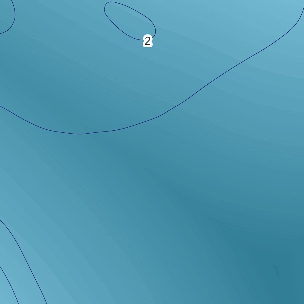 Carte bathymétrique du lac Haro de la zec LacauSable (2023) Map by