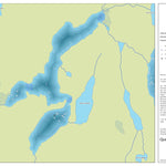 Zecs Québec Carte bathymétrique du lac Lesclache de la zec des Martres (2023) digital map