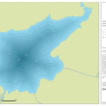 Zecs Québec Carte bathymétrique du lac Lucille de la zec Petawaga (2023) digital map