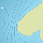 Zecs Québec Carte bathymétrique du lac Lucille de la zec Petawaga (2023) digital map