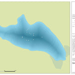 Zecs Québec Carte bathymétrique du lac McArthur de la zec Maganasipi (2023) digital map