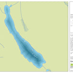 Zecs Québec Carte bathymétrique du lac Paul de la zec Chapeau-de-Paille (2023) digital map