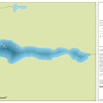Zecs Québec Carte bathymétrique du lac Percival de la zec Maganasipi (2023) digital map
