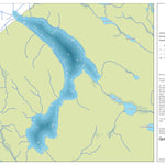 Zecs Québec Carte bathymétrique du lac Provost de la zec Lavigne (2023) digital map