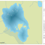 Zecs Québec Carte bathymétrique du lac Reagan de la zec Varin (2023) digital map