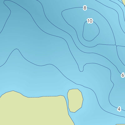 Carte Bathymétrique Du Lac Reagan De La Zec Varin (2023) Map By Zecs 