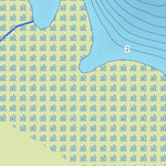 Zecs Québec Carte bathymétrique du lac Reagan de la zec Varin (2023) digital map