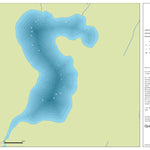 Zecs Québec Carte bathymétrique du lac Renversy de la zec Maison-de-Pierre (2023) digital map