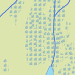 Zecs Québec Carte bathymétrique du lac Roberge de la zec Tawachiche (2023) digital map