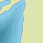 Zecs Québec Carte bathymétrique du lac Suève de la zec Tawachiche (2023) digital map