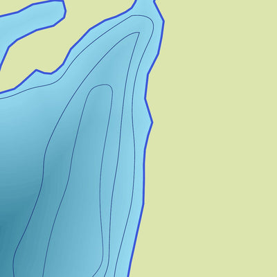 Zecs Québec Carte bathymétrique du lac Suève de la zec Tawachiche (2023) digital map