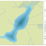 Zecs Québec Carte bathymétrique du lac Walker de la zec Varin (2023) digital map