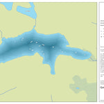 Zecs Québec Carte bathymétrique du lac Wîgwâs de la zec Kipawa (2023) digital map
