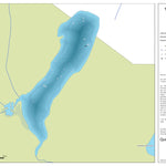 Zecs Québec Carte bathymétrique du troisième lac du Foulon de la zec des Martres (2023) digital map