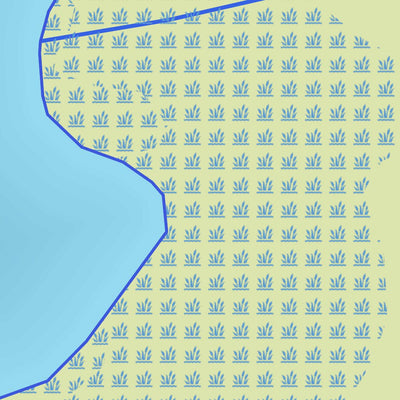 Zecs Québec Carte bathymétrique du troisième lac Gagnon de la zec Tawachiche (2023) digital map