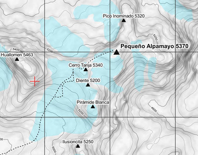 Zumaps Pequeño Alpamayo digital map